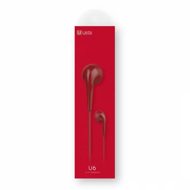 Наушники UiiSii U6 Red - фото 2