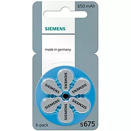 Батарейки Siemens ZA675 (S675) 1шт 1.4 V