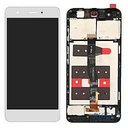 Дисплей Huawei Nova (без микросхемы) с тачскрином и рамкой, White - фото Дисплей Huawei Nova (без микросхемы) с тачскрином и рамкой, White