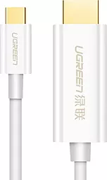 Відеокабель Ugreen USB Type-C - HDMI v1.4 4k 30hz 1.5m white (30841)