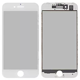Корпусное стекло дисплея Apple iPhone 7 (с OCA пленкой и поляризационной пленкой) with frame White