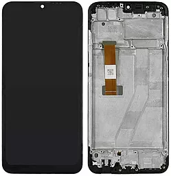 Дисплей Realme C2 с тачскрином и рамкой, оригинал, Black
