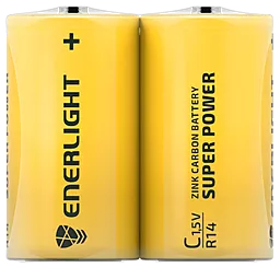 Батарейки Enerlight С / R14 Super Power 2шт 1.5 V - фото Батарейки Enerlight С / R14 Super Power 2шт 1.5 V