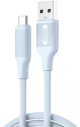 Кабель XO NB265 USB-A - Type-C 12w 2.4a 1м cable Blue - фото Кабель XO NB265 USB-A - Type-C 12w 2.4a 1м cable Blue