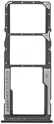Слот (лоток) SIM-карти Xiaomi Poco M4 Pro та картки пам'яті Dual SIM Original  Black