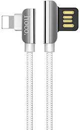 Кабель Hoco U42 Exquisite Steel USB-A - Lightning 12w 2.4a 1.2м cable White - фото Кабель Hoco U42 Exquisite Steel USB-A - Lightning 12w 2.4a 1.2м cable White