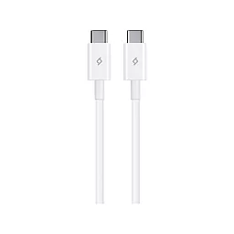 Кабель Ttec USB Type-C - Type-C 15w 3a 1.2м cable White (2DK36B) - фото Кабель Ttec USB Type-C - Type-C 15w 3a 1.2м cable White (2DK36B)