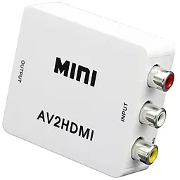 Видео конвертер HDMI - 3xRCA White (YT-CM-AV/HDMI/07785) Voltronic - фото Видео конвертер HDMI - 3xRCA White (YT-CM-AV/HDMI/07785) Voltronic