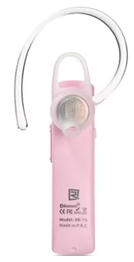 Блютуз гарнитура Remax RB-T9 Pink - фото 2