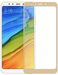 Защитное стекло BeCover Xiaomi Redmi 5 Plus Gold (701840)