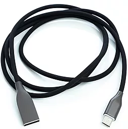 Кабель PowerPlant USB-A - micro USB 12w 2.4a 1м cable Black (CA911226) - мініатюра 2 Кабель PowerPlant USB-A - micro USB 12w 2.4a 1м cable Black (CA911226) - мініатюра 2