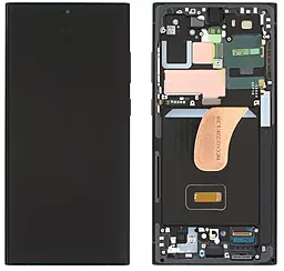 Дисплей Samsung Galaxy S23 Ultra S918 5G з тачскріном і рамкою, (OLED), Graphite - фото Дисплей Samsung Galaxy S23 Ultra S918 5G з тачскріном і рамкою, (OLED), Graphite