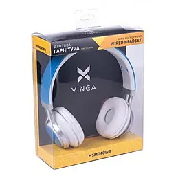 Навушники Vinga HSM040 White/Blue - мініатюра 11