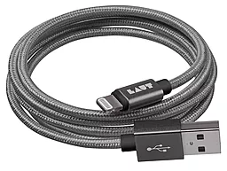 Кабель USB Laut LINK Metallics Lightning Gun Metall (LAUTLKMLTN1.2GM)