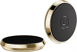 Тримач магнітний Usams US-ZJ020 Car Metal Magnetic Mobile Phone Disc Holder Gold - фото Тримач магнітний Usams US-ZJ020 Car Metal Magnetic Mobile Phone Disc Holder Gold