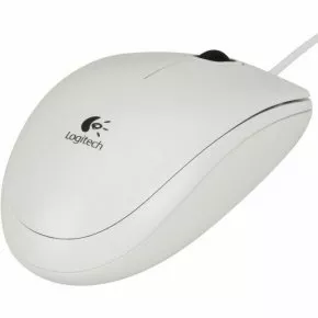 Комп'ютерна мишка Logitech B100 (910-003360) White - фото 2