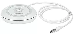 Беспроводное (индукционное) зарядное устройство Momax Q.Dock 2a Wireless charger white (UD2W) - фото Беспроводное (индукционное) зарядное устройство Momax Q.Dock 2a Wireless charger white (UD2W)