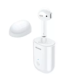 Блютуз гарнитура Usams LB001 White - фото Блютуз гарнитура Usams LB001 White