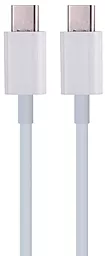Кабель USB Apple USB Type-C to Type-C Cable 2M White - миниатюра 1