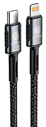 USB Кабель Powermax Bravo 20W USB Type-C -> Lightning Cable Black (PWRMX042PDСL) - мініатюра 3