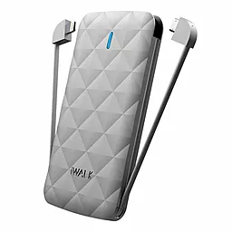 Повербанк iWalk Duo 3000 mAh Silver (UBO3000) - фото Повербанк iWalk Duo 3000 mAh Silver (UBO3000)