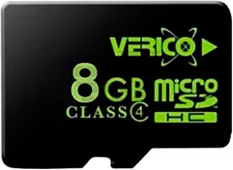 Карта памяти Verico microSDHC 8GB Class 4 (1MCOV-MDH683-NN)