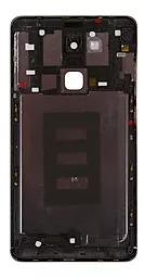 Задня кришка корпусу Huawei Ascend Mate 7 зі склом камери Original Black - мініатюра 2
