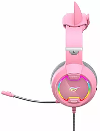 Навушники Havit HV-H2232d Cat Pink - мініатюра 4