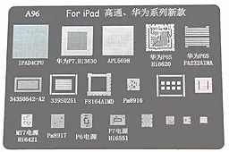 BGA трафарет (для реболлинга) (PRC) A96 for iPad