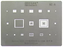 BGA трафарет (для реболлинга) Amaoe MZ6 для Meizu Pro 6 Plus - фото BGA трафарет (для реболлинга) Amaoe MZ6 для Meizu Pro 6 Plus