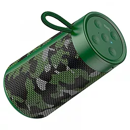 Колонки акустические Hoco HC13 Sports BT camouflage green - фото Колонки акустические Hoco HC13 Sports BT camouflage green