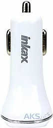 Автомобильное зарядное устройство Inkax 2 USB 2.1A White (CD-12)