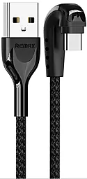 Кабель Remax RC-097a Heymanba Series Gaming USB-A - Type-C 15w 3a 1м cable Black - фото Кабель Remax RC-097a Heymanba Series Gaming USB-A - Type-C 15w 3a 1м cable Black