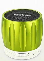 Колонки акустические Yoobao Bluetooth Mini Speaker YBL-202 Green - миниатюра 2
