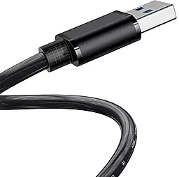 Кабель (шлейф) Essager USB 3.0 AM/AF 2м черный (EXCAM-YTC01) - фото Кабель (шлейф) Essager USB 3.0 AM/AF 2м черный (EXCAM-YTC01)