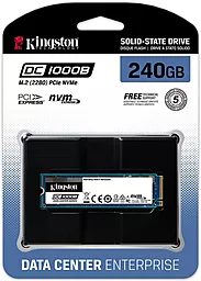 Накопичувач SSD Kingston DC1000B 240 GB M.2 2280 (SEDC1000BM8/240G) - мініатюра 3