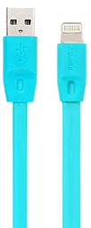 Кабель USB Remax Full Speed Lightning Cable 2M Blue (RC-001i)