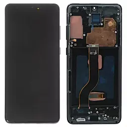 Дисплей Samsung Galaxy S20 Plus G985, S20 Plus 5G G986 с тачскрином и рамкой, (TFT, без функции отпечатка пальца), Black - фото Дисплей Samsung Galaxy S20 Plus G985, S20 Plus 5G G986 с тачскрином и рамкой, (TFT, без функции отпечатка пальца), Black