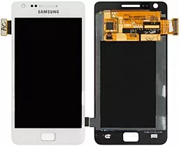 Дисплей Samsung Galaxy S2 I9100 с тачскрином, оригинал, White