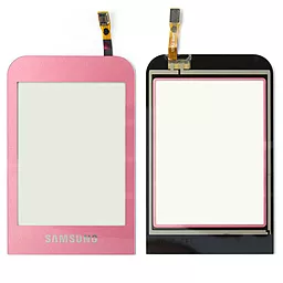 Сенсор (тачскрин) Samsung Champ C3300 Original Pink - фото Сенсор (тачскрин) Samsung Champ C3300 Original Pink