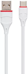 Кабель Borofone BX17 USB-A - Type-C 10w 2a 1м cable White