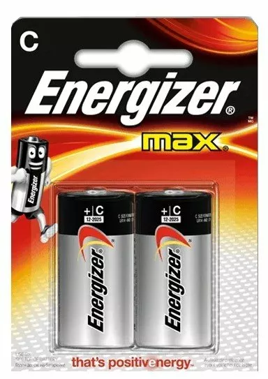 Батарейки Energizer С / LR14 MAX 2шт - фото 1