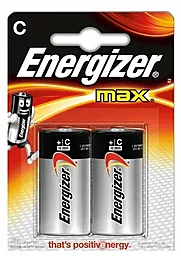 Батарейки Energizer С / LR14 MAX 2шт - фото Батарейки Energizer С / LR14 MAX 2шт