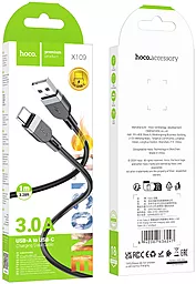 Кабель Hoco X109 USB-A - Type-C 15w 3a 1м cable Black - миниатюра 5 Кабель Hoco X109 USB-A - Type-C 15w 3a 1м cable Black - миниатюра 5