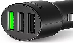 Автомобильное зарядное устройство с быстрой зарядкой Tronsmart C3PTA Quick Charge 3.0 42W Car Charger Black - миниатюра 4