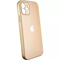 Чохол Epik TPU+Glass Matte Candy Full camera Apple iPhone 12 mini  Gold - мініатюра 3