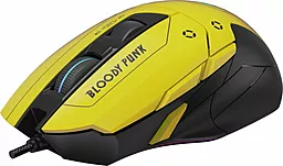 Комп'ютерна мишка A4Tech Bloody W70 Max USB  Punk Yellow - мініатюра 4