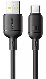 Кабель Baseus Silky Series USB-A - Type-C 100w 5a 2м cable Black (P10377703113-01) - фото Кабель Baseus Silky Series USB-A - Type-C 100w 5a 2м cable Black (P10377703113-01)