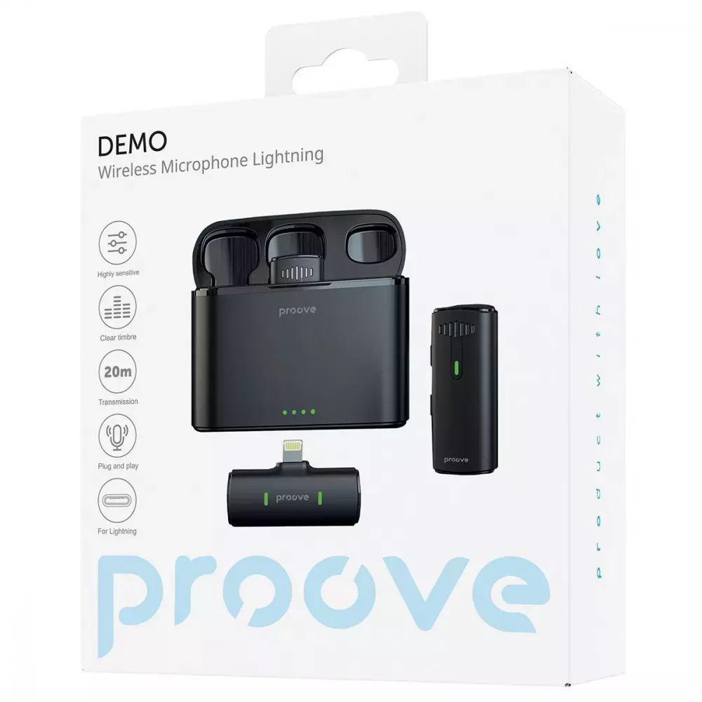 Мікрофон Proove Demo Lightning Black - фото 3