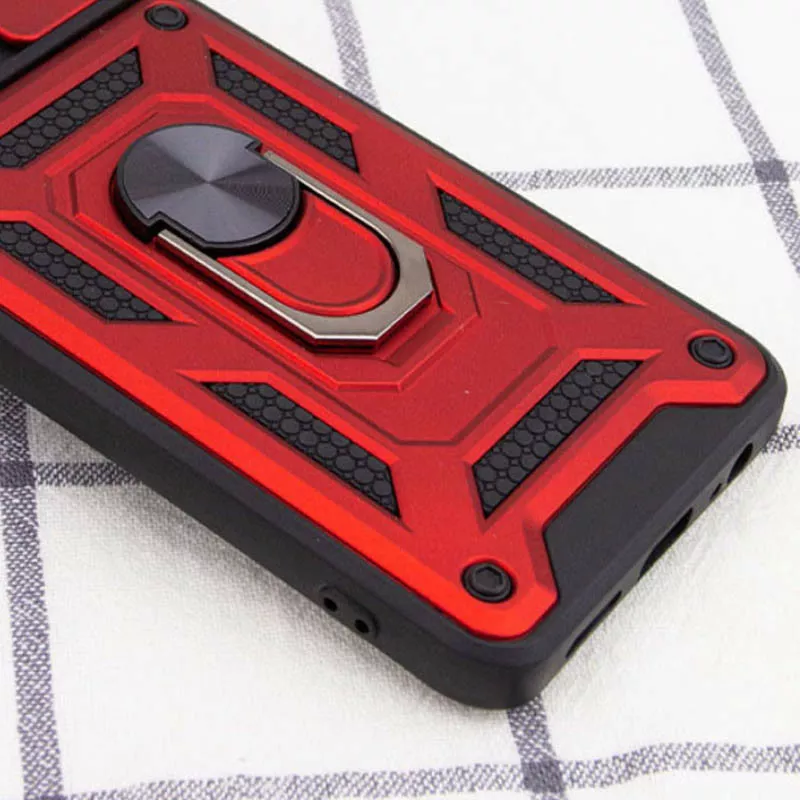 Чехол Epik Camshield Serge Ring для Xiaomi Redmi Note 12S Red - фото 4